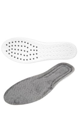 Стельки для обуви ЗИМНИЕ УТЕПЛЕННЫЕ, материал PU PRO, размер RU 34-39 / EU 35-40, с линиями выреза, SHEGRA (ШЕГРА), 700759