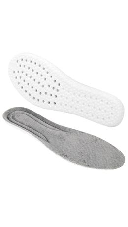 Стельки для обуви ЗИМНИЕ УТЕПЛЕННЫЕ, материал PU PRO, размер RU 34-39 / EU 35-40, с линиями выреза, SHEGRA (ШЕГРА), 700759