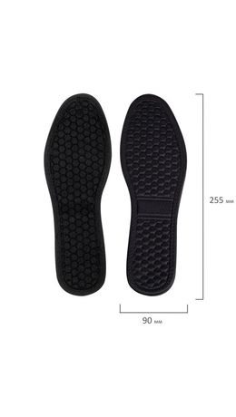 Стельки для обуви с МАССАЖНЫМ ЭФФЕТОМ, материал HI-POLY, размер RU 34-39 / EU 35-40, с линиями выреза, SHEGRA (ШЕГРА), 700754