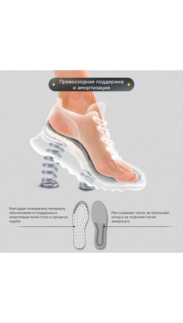 Стельки для обуви ЗИМНИЕ УТЕПЛЕННЫЕ, материал PU PRO, размер RU 34-39 / EU 35-40, с линиями выреза, SHEGRA (ШЕГРА), 700759