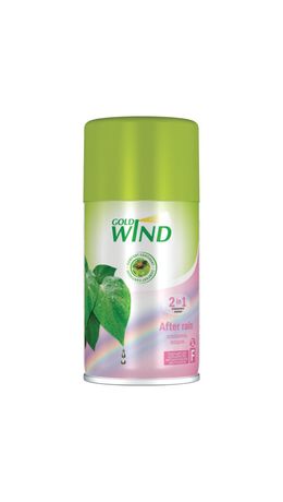 Сменный баллон для автоматических освежителелей 230 мл, GOLD WIND "После дождя", СИБИАР, 5-02.04.283.24