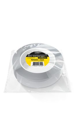 Многоразовая двухсторонняя прозрачная крепежная лента Скотч NANO tape 5 м x 1 см, толщина 1мм, WBZ, 700424