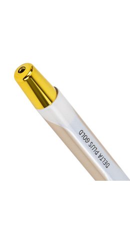 Ручка шариковая масляная с грипом BRAUBERG "Delta Plus Gold", СИНЯЯ, пишущий узел 0,7 мм, линия письма 0,35 мм, 144256