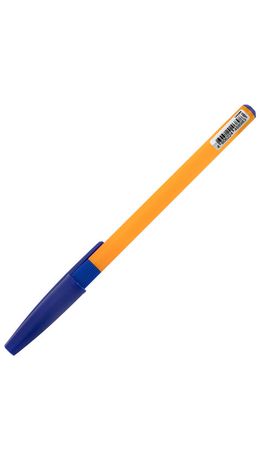 Ручка шариковая с грипом BRAUBERG "i-STICK POINT ORANGE", СИНЯЯ, пишущий узел 0,7 мм, линия письма 0,35 мм, 144386