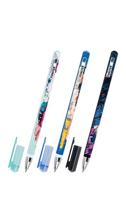 Ручка шариковая с принтом FUNSTER (ФАНСТЕР) STICK "ANIME", СИНЯЯ, SOFT TOUCH покрытие, узел 0,7 мм, линия 0,35 мм, 144392