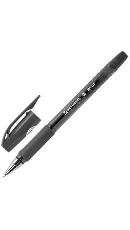 Ручка шариковая BRAUBERG BP-GT VIVID, СИНЯЯ, корпус ассорти, пишущий узел 0,7 мм, линия письма 0,35 мм, 144502