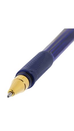 Ручка шариковая BRAUBERG BP-GT GLD BLUE, СИНЯЯ, корпус тонированный, пишущий узел 0,7 мм, линия письма 0,35 мм, 144505