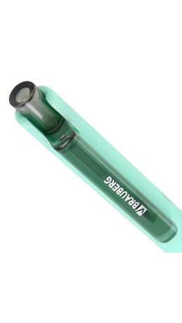 Ручка шариковая автоматическая BRAUBERG "VIVID PASTEL", корпус soft-touch, СИНЯЯ, пишущий узел 0,7 мм, линия письма 0,35 мм, 144404