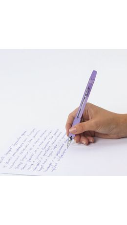 Ручка шариковая BRAUBERG BP-GT PASTEL, СИНЯЯ, корпус ассорти, пишущий узел 0,7 мм, линия письма 0,35 мм, 144503
