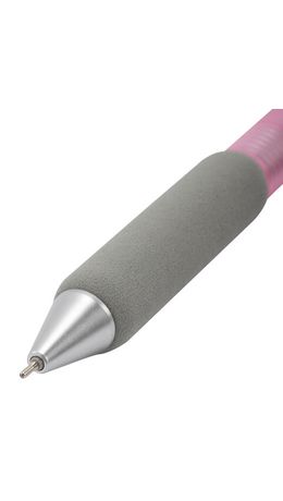 Ручка шариковая автоматическая С УЛЬТРАМЯГКИМ ГРИПОМ BRAUBERG "MAXI SOFT", СИНЯЯ, пишущий узел 0,5 мм, линия письма 0,35 мм, 144466