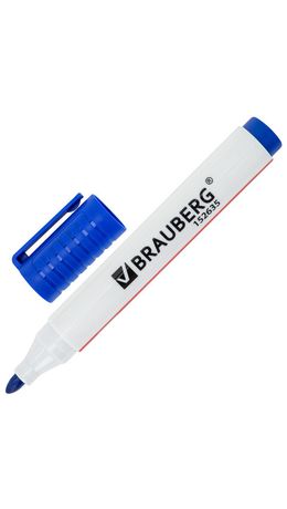 Маркеры стираемые для белой доски, НАБОР 4 ЦВЕТА, BRAUBERG "ULTRA WHITEBOARD MARKER", 3 мм, 152635