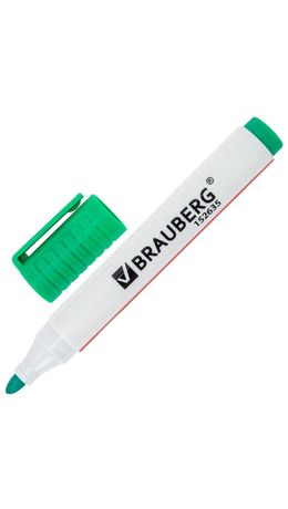 Маркеры стираемые для белой доски, НАБОР 4 ЦВЕТА, BRAUBERG "ULTRA WHITEBOARD MARKER", 3 мм, 152635