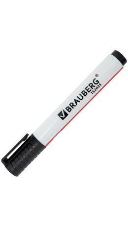 Маркеры стираемые для белой доски, НАБОР 4 ЦВЕТА, BRAUBERG "ULTRA WHITEBOARD MARKER", 3 мм, 152635
