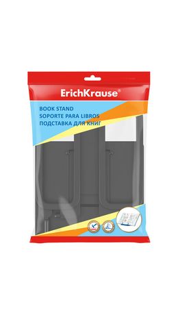 Подставка для книг и учебников ERICH KRAUSE Base "Classic", пластиковая, черная, 58026