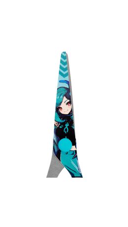 Ножницы 130 мм, мятные, с цветной печатью "Аниме", BRAUBERG ANIME, 238956