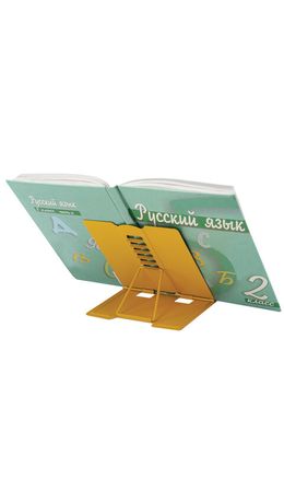 Подставка для книг и учебников BRAUBERG KIDS mini "Лапки" с единицами измерения, регулируемый угол наклона, металлическая, 238970
