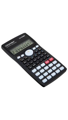 Калькулятор инженерный CROMEX (КРОМЕКС) CX-401BK (155х80 мм), 401 функция, 10+2 разрядов, черный, 273833