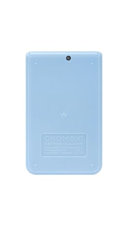 Калькулятор карманный CROMEX (КРОМЕКС) CX-210N-BU (96х62 мм), 8 разрядов, двойное питание, голубой, 273835
