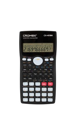Калькулятор инженерный CROMEX (КРОМЕКС) CX-401BK (155х80 мм), 401 функция, 10+2 разрядов, черный, 273833
