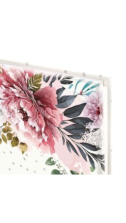 Фотоальбом BRAUBERG "Blossom", на 20 магнитных листов, 23х28 см, твердая обложка, спираль, 391425