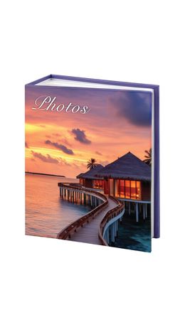 Фотоальбом BRAUBERG "Paradise" на 200 фото 10х15 см, твердая обложка, 391429