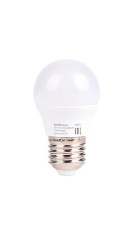 Лампа светодиодная SONNEN EXTRA, 7 (60) Вт, E27, шар, нейтральный белый, 30000 ч, LED G45-7W-4000-Е27, 457912