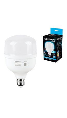 Лампа светодиодная SONNEN EXTRA, 30 (250) Вт, Е27, цилиндр, холодный белый, 30000 ч, LED Т100-30W-6500-Е27, 457916