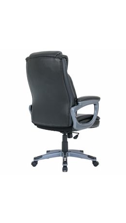 Кресло BRABIX PREMIUM "Gladiator EX-552", натуральная кожа, черное, 532939