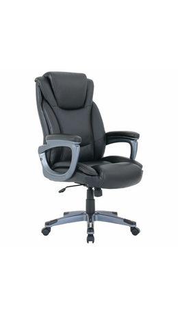 Кресло BRABIX PREMIUM "Gladiator EX-552", натуральная кожа, черное, 532939