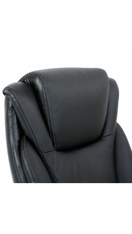 Кресло BRABIX PREMIUM "Gladiator EX-552", натуральная кожа, черное, 532939