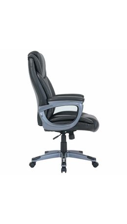 Кресло BRABIX PREMIUM "Gladiator EX-552", натуральная кожа, черное, 532939