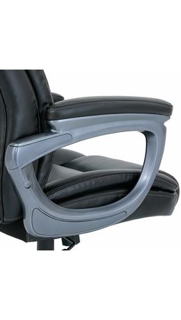 Кресло BRABIX PREMIUM "Gladiator EX-552", натуральная кожа, черное, 532939