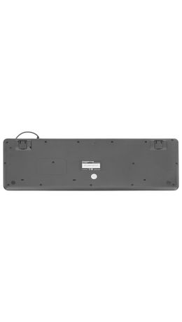 Клавиатура проводная бесшумная USB, 104 плоские клавиши, LED-подсветка, SONNEN K308, черная, 513947
