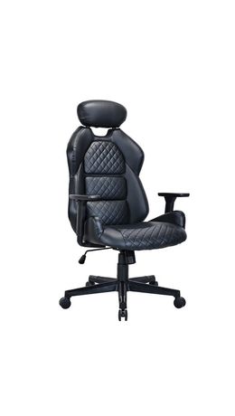 Кресло BRABIX PREMIUM "Tokyo EX-595", регулируемый подголовник, рециклированная кожа, черное, 532975