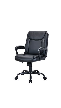 Кресло BRABIX "Forex EX-529", экокожа, разборное пятилучие, черное, 532980