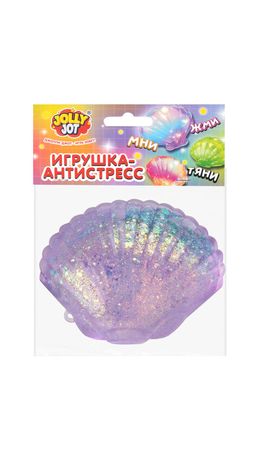 Игрушка-антистресс "РАКОВИНА", 8 см, ассорти 4 цвета, дисплей, JOLLY JOT (ДЖОЛЛИ ДЖОТ), 665814