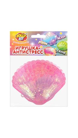 Игрушка-антистресс "РАКОВИНА", 8 см, ассорти 4 цвета, дисплей, JOLLY JOT (ДЖОЛЛИ ДЖОТ), 665814
