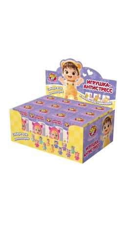 Игрушка-антистресс "МАЛЫШОК В КОСТЮМЧИКЕ", ассорти 12 видов, дисплей, JOLLY JOT (ДЖОЛЛИ ДЖОТ), 665786