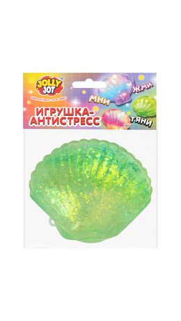 Игрушка-антистресс "РАКОВИНА", 8 см, ассорти 4 цвета, дисплей, JOLLY JOT (ДЖОЛЛИ ДЖОТ), 665814