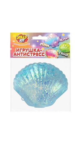 Игрушка-антистресс "РАКОВИНА", 8 см, ассорти 4 цвета, дисплей, JOLLY JOT (ДЖОЛЛИ ДЖОТ), 665814