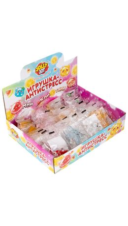 Игрушка-антистресс "ИГРУШКА-ЖЕЛЕШКА МИНИ", 4 см, ассорти 8 видов, дисплей, JOLLY JOT (ДЖОЛЛИ ДЖОТ), 665817