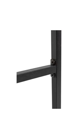 Стол BRABIX "SMART CD-020", 900х500х770 мм, ЛОФТ, металл/ЛДСП бунратти, каркас черный, 641950