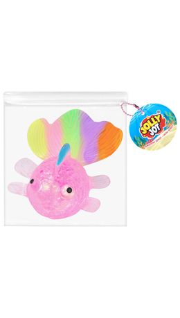 Игрушка-антистресс "РЫБКА", 11 см, ассорти 4 цвета, дисплей, JOLLY JOT (ДЖОЛЛИ ДЖОТ), 665813