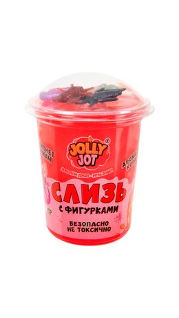 Слайм Слизь с фигурками, насекомые, 200 г, АССОРТИ 3 вида, JOLLY JOT (ДЖОЛЛИ ДЖОТ), 666664