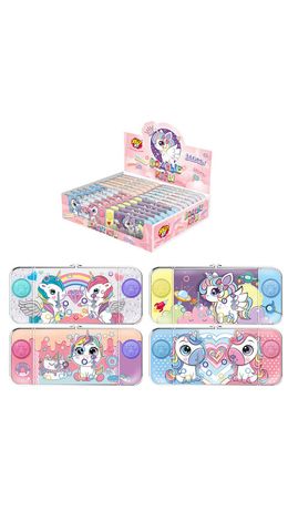 Водная игра ЕДИНОРОЖКИ, 15х7 см, колечки, ассорти, 4 вида, дисплей, JOLLY JOT (ДЖОЛЛИ ДЖОТ), 665997