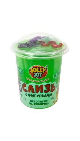 Слайм Слизь с фигурками, насекомые, 200 г, АССОРТИ 3 вида, JOLLY JOT (ДЖОЛЛИ ДЖОТ), 666664