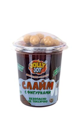 Слайм с фигурками, вкусняшки, 200 г, АССОРТИ 6 видов, JOLLY JOT (ДЖОЛЛИ ДЖОТ), 666668
