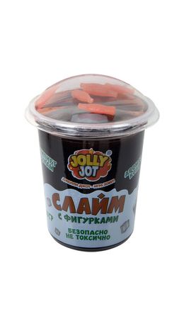 Слайм с фигурками, вкусняшки, 200 г, АССОРТИ 6 видов, JOLLY JOT (ДЖОЛЛИ ДЖОТ), 666668