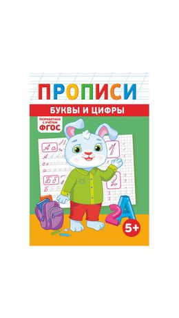 Прописи детские по ФГОС, А5, 16 страниц, 14х20 см, АССОРТИ, ЛиС