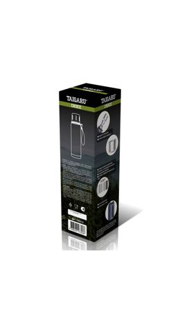 Термос 0,5 л TAIGARU (ТАЙГАРУ) CHOICE, нержавеющая сталь SUS316, крышка/кружка, ремешок, синий матовый, 700312